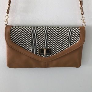 Aldo tan purse/clutch